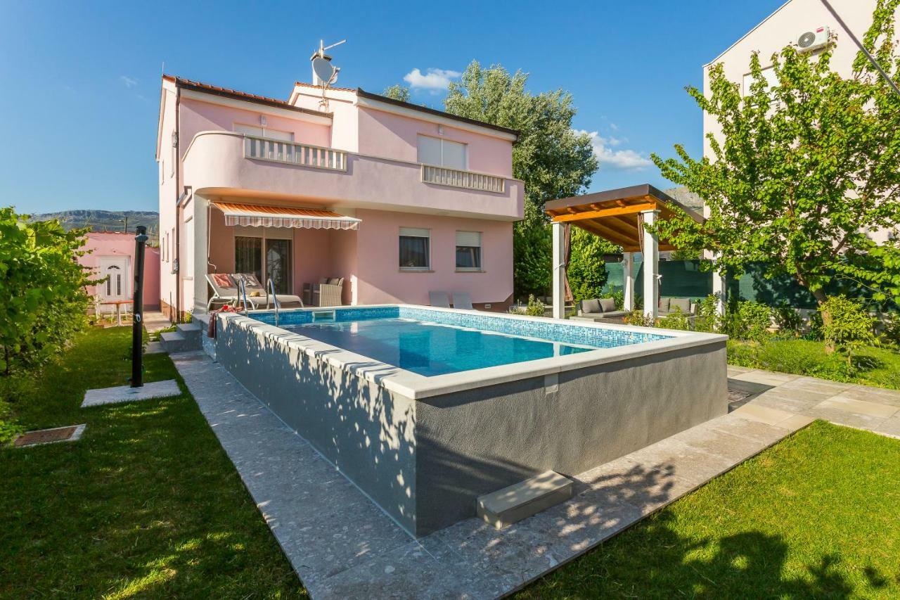 Villa Sweet Home Marija With Heated Pool Split Ngoại thất bức ảnh